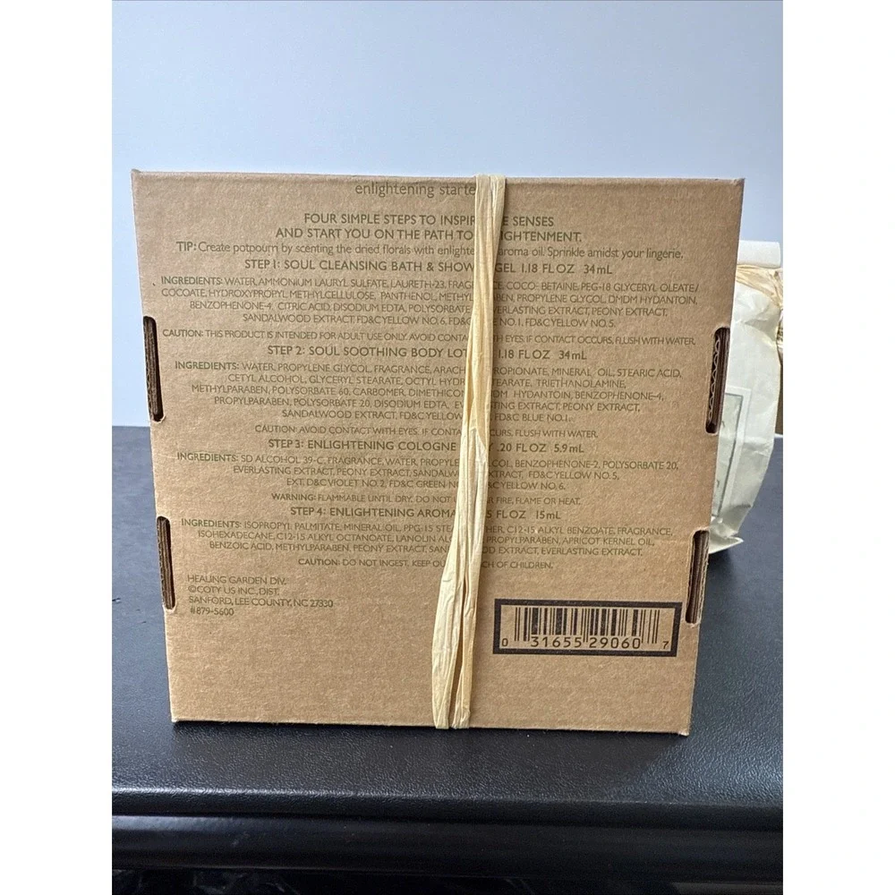 The Healing Garden Green Teatherapy Enlightening Starter Kit Gift Set PLUS SOAK‎